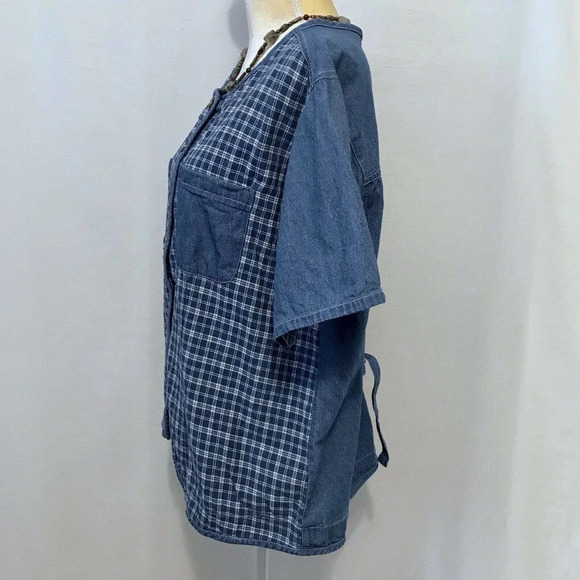 Vintage Cherokee Button Down Jean Shirt 18W - Picture 4 of 9